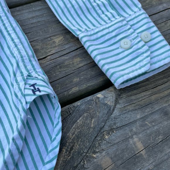 Tommy Hilfiger Men Casual Shirt Long Sleeve Collar - Picture 2 of 7